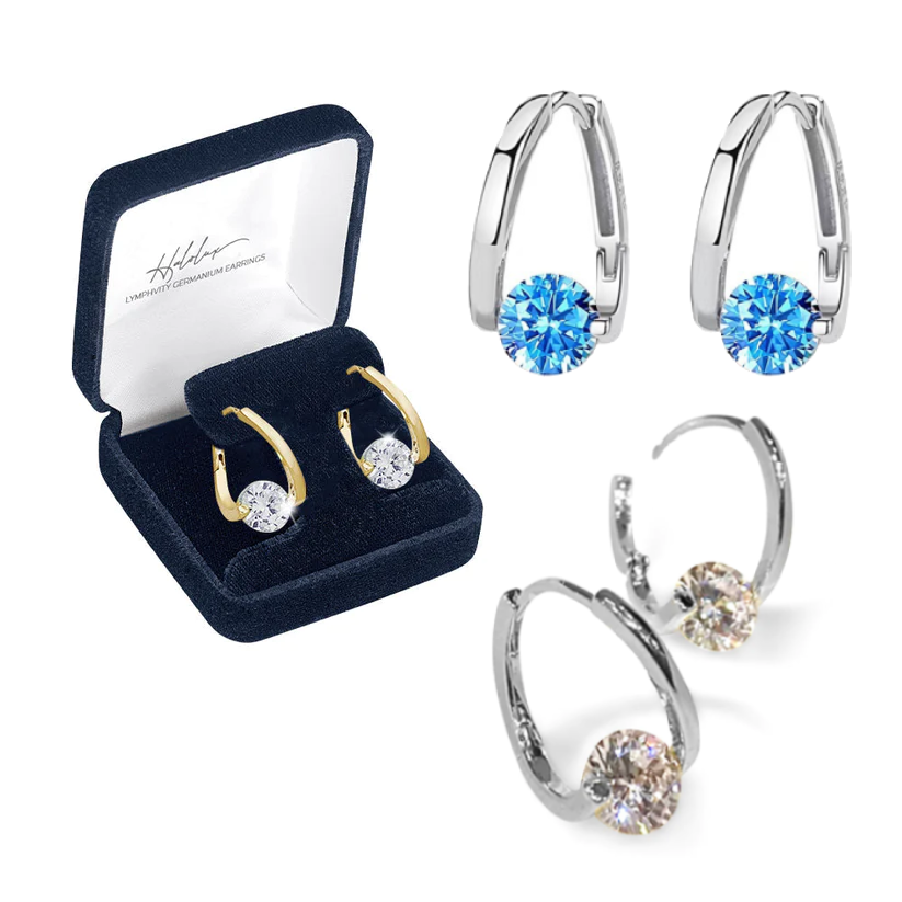 (đ„LAST DAY SALE-80% OFF)Histone Lymphvity MagneTherapy Germanium Earrings