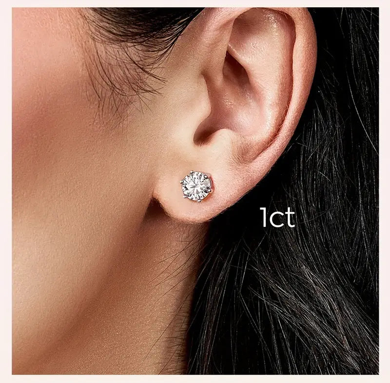 Moissanite Diamond Titanium Earrings🎉LAST DAY SALE-90% OFF🔥