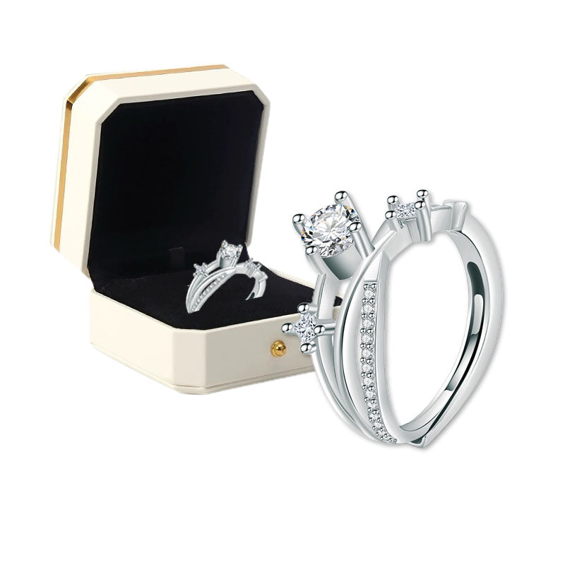 💫Last Day Promotion 80%OFF🔥-Histone Magnetology Moissanite Diamond Ring💖