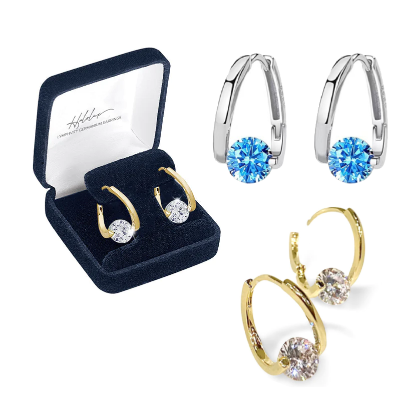 (đ„LAST DAY SALE-80% OFF)Histone Lymphvity MagneTherapy Germanium Earrings