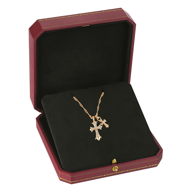 💎💎DIYSTAR™ Lymphatic Magnetic Therapy Cross Design Diamond Necklace