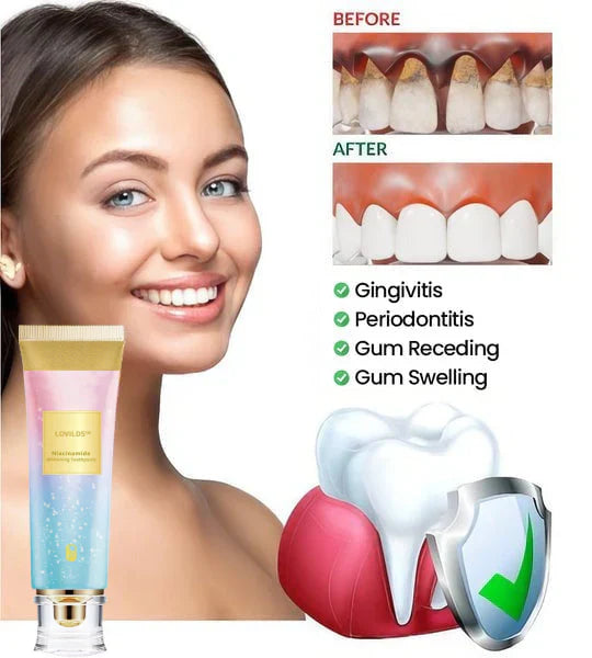 LOVILDS™ Niacinamide Whitening Toothpaste (Imported From USA)