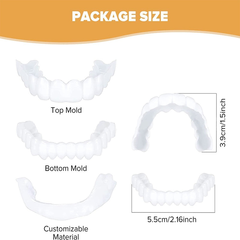 🎁🔥Last day discount -75% off💝Newest👨⚕Adjustable Snap-On Dentures😁