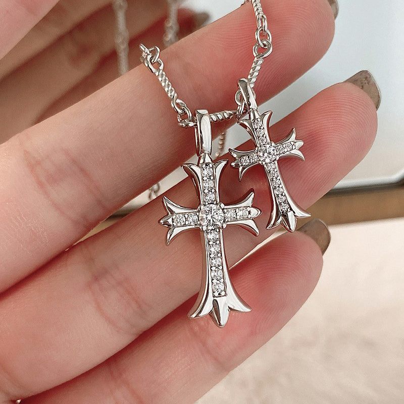 💎💎DIYSTAR™ Lymphatic Magnetic Therapy Cross Design Diamond Necklace