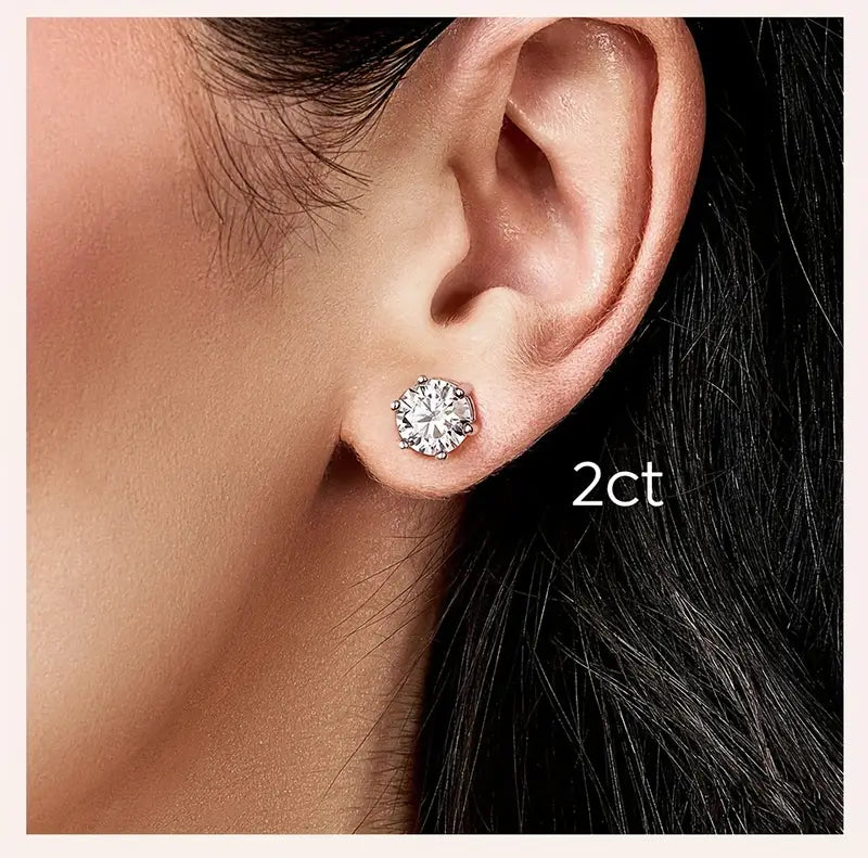 Moissanite Diamond Titanium Earrings🎉LAST DAY SALE-90% OFF🔥