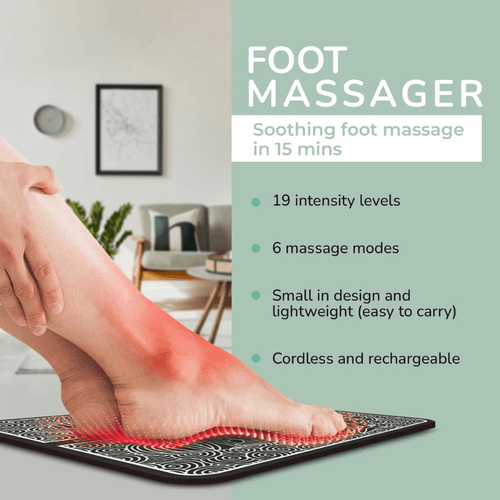 TheraRejuvoFit™ portable EMS smart massage foot pad-– Slim Down & Feel Rejuvenated