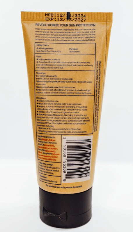 Face and Body Sunscreen SPF 50