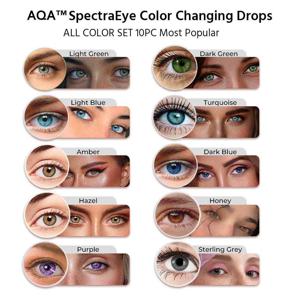 𝑨𝑸𝑨™ 𝑺𝒑𝒆𝒄𝒕𝒓𝒂𝑬𝒚𝒆 𝑪𝒐𝒍𝒐𝒓 𝑪𝒉𝒂𝒏𝒈𝒊𝒏𝒈 𝑫𝒓𝒐𝒑𝒔 𝑷𝒓𝒐 （👁️ Clinically Tested & Ophthalmologist Approved）