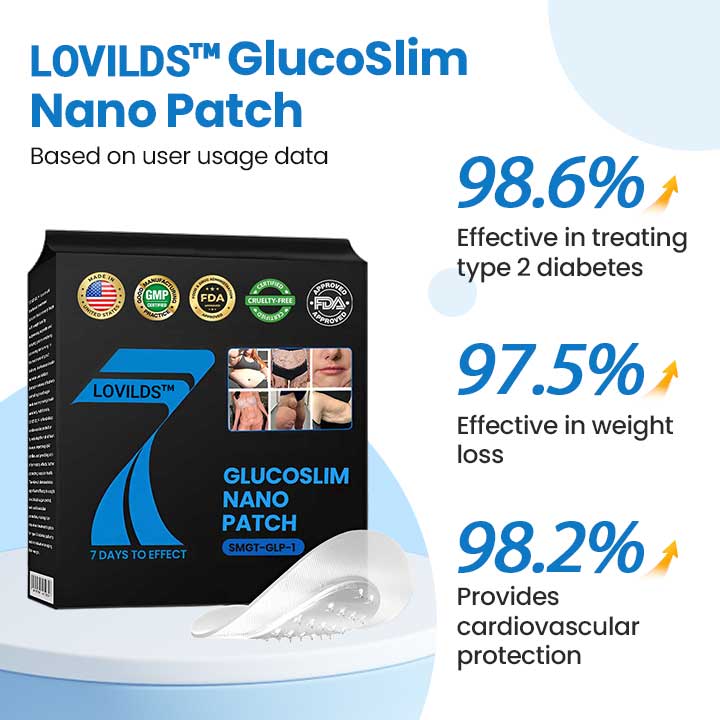 LOVILDS® GlucoSlim Nano Patch — Slimming and Firming, Supports Blood Sugar Management, Injection-Free, Visible Results in 7 Days!