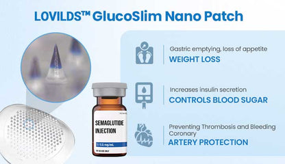 LOVILDS® GlucoSlim Nano Patch — Slimming and Firming, Supports Blood Sugar Management, Injection-Free, Visible Results in 7 Days!