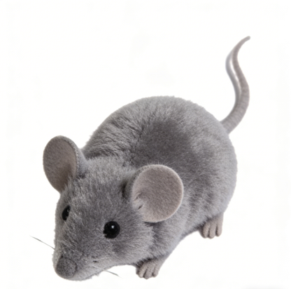Realistic Plush Mouse Cat Toy
