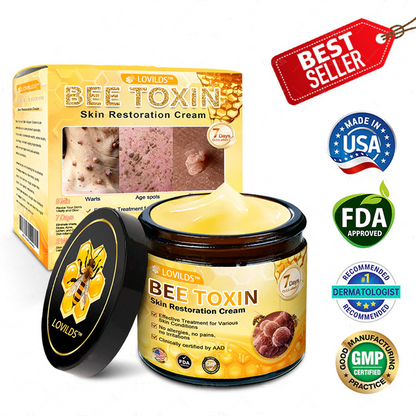 Made and Shipped from USA✨ LOVILDS™ Bee Toxin Skin Repair Cream🔥 Last day 80% OFF💎💎