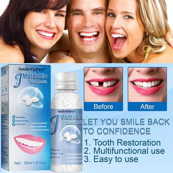 🦷 SmileFitPro™ Dental Filling Gel – Pain-Free, Drill-Free Cavity Solution💖💖