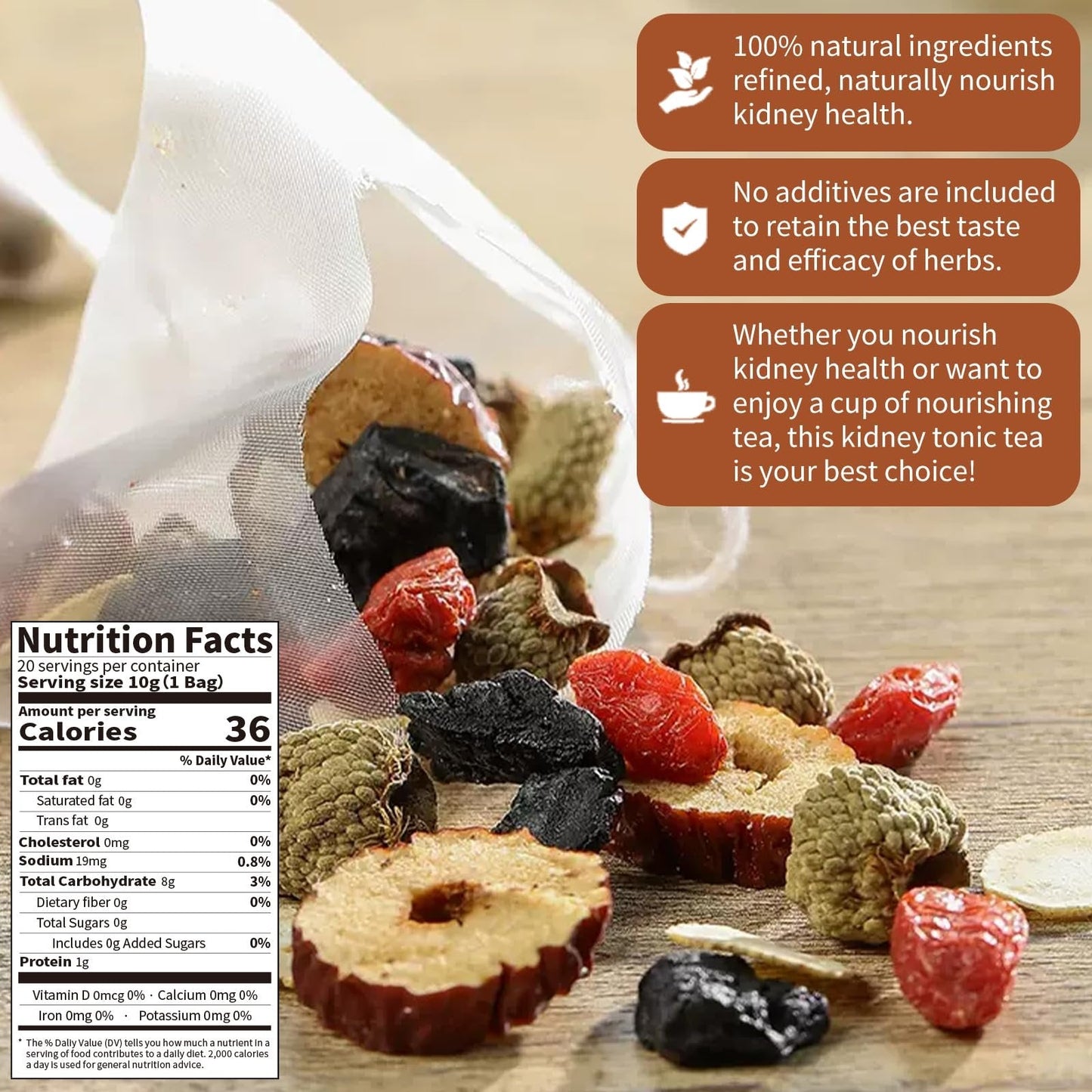 NESLEMY® Wellness & Kidney-Nourishing Tea