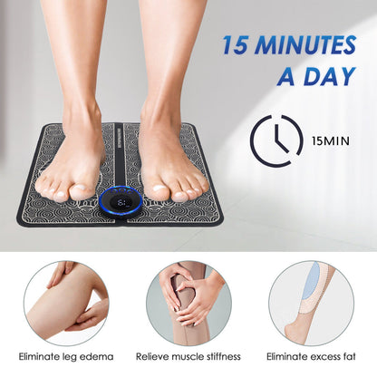 TheraRejuvoFit™  portable EMS smart massage foot pad-– Slim Down & Feel Rejuvenated