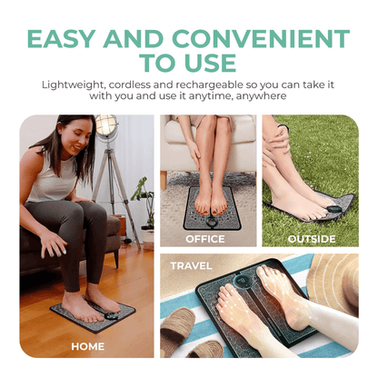 TheraRejuvoFit™  portable EMS smart massage foot pad-– Slim Down & Feel Rejuvenated