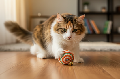 Play - Cat Batting Ball
