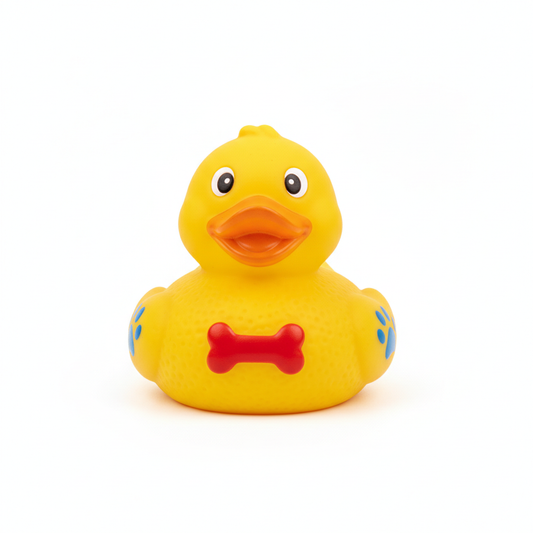 Squeaky Rubber Duck Dog Toy