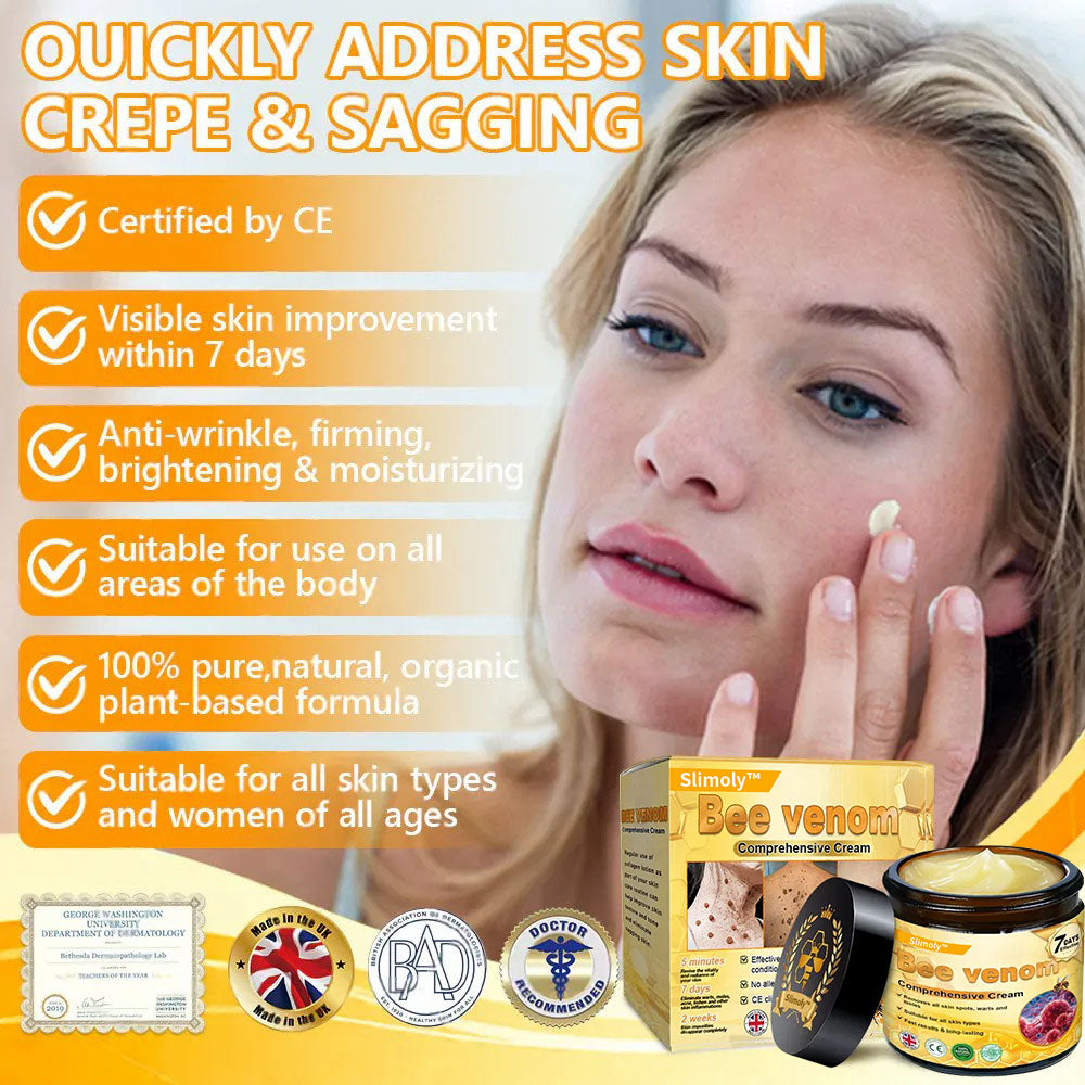 Made and Shipped from USA✨ Slimoly™ Bee Toxin Skin Repair Cream🔥 Last day 80% OFF💎💎