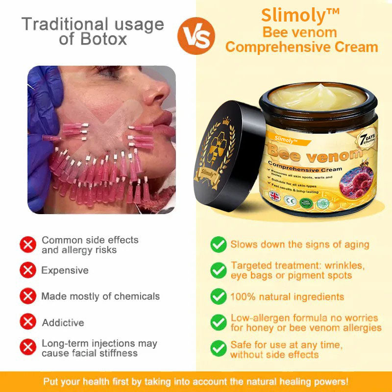 Made and Shipped from USA✨ Slimoly™ Bee Toxin Skin Repair Cream🔥 Last day 80% OFF💎💎